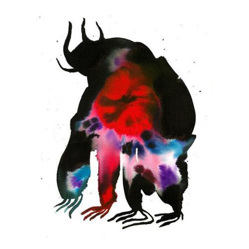 #painting #watercolor #monster
