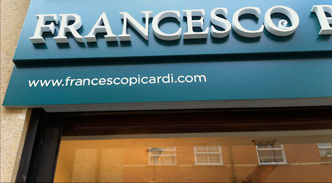 Francesco Picardi Hair Salon signage by Ascend Studio #signage #salon