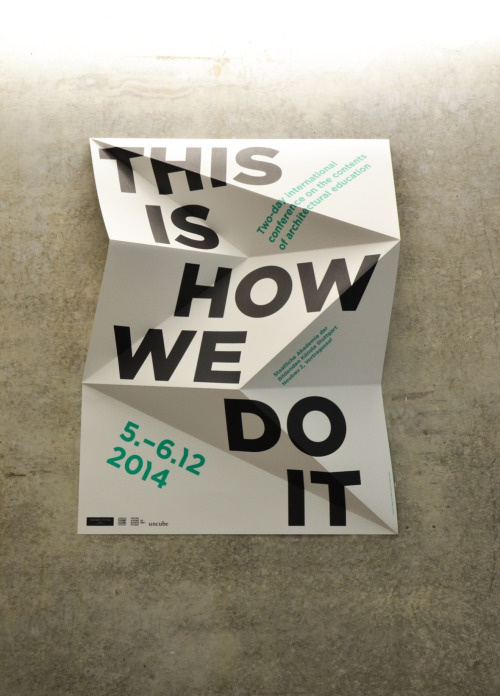 Typography, poster, print, folder paper