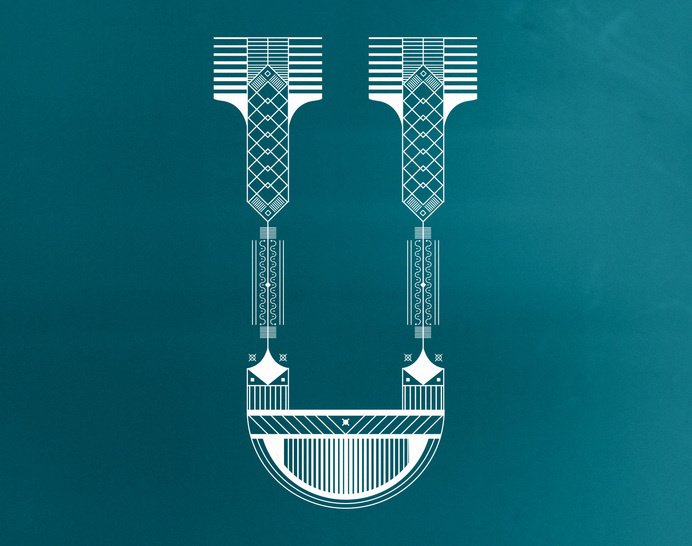 Future Mix Santa Fe NM Futuristic Navajo typographical exploration #illustration #lettering