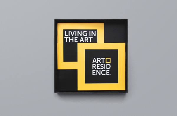 Art Residence #catalog #development #yellow #two #square #real #layout #booklet #brochure #estate