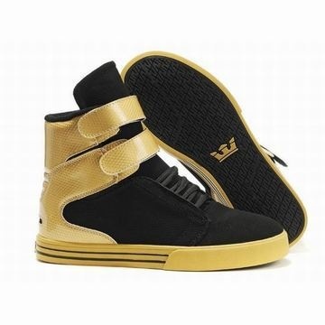 women tk society gold and black high top supra shoes #shoes