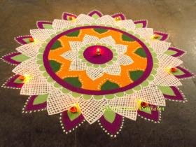 Diya Rangoli Latest Diwali Rangoli Designs