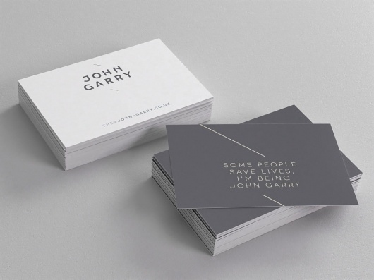 wearegoat.com » John Garry #business #branding #identity #cards #typography
