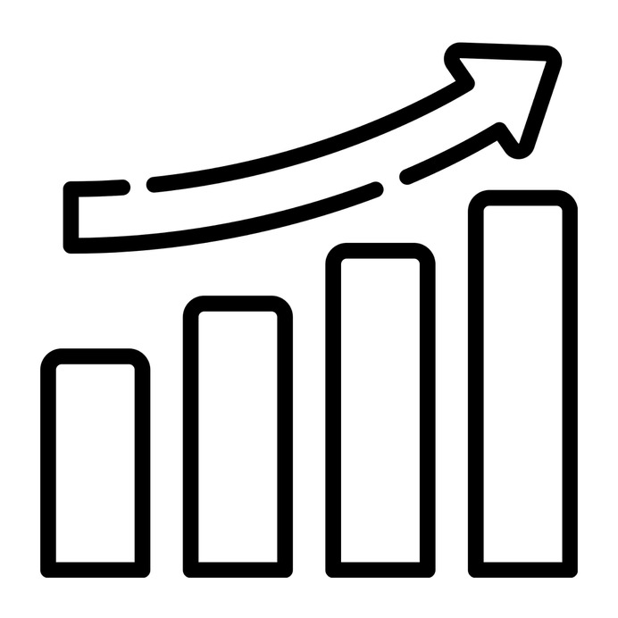 See more icon inspiration related to growth, success, progress, stadistics, business and finance, bars graphic, rising, stats, development, graphics, settings and business on Flaticon.