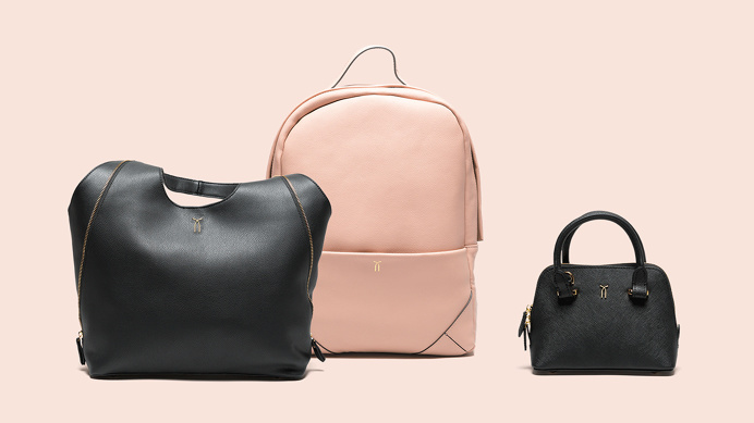 Twice Fashion branding packaging package design corporate identity brand logo logotype bag leather bags pink detail luxury china deluxe new