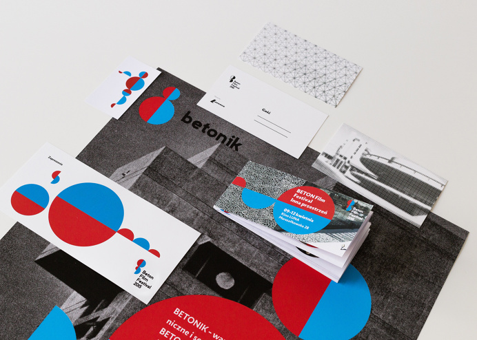 Beton Film Festival by Polish design studio UVMW #Le Corbusier #UVMW #Beton #Polish