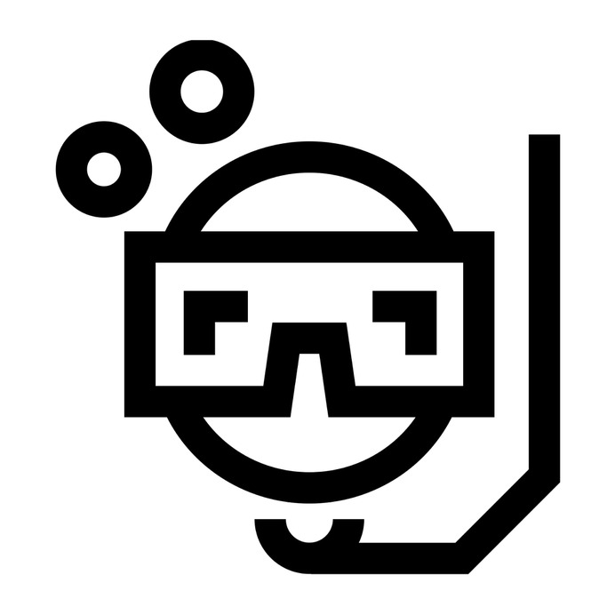 See more icon inspiration related to dive, snorkeling, sports and competition, Tools and utensils, snorkel, breathing, miscellaneous, diving and tube on Flaticon.