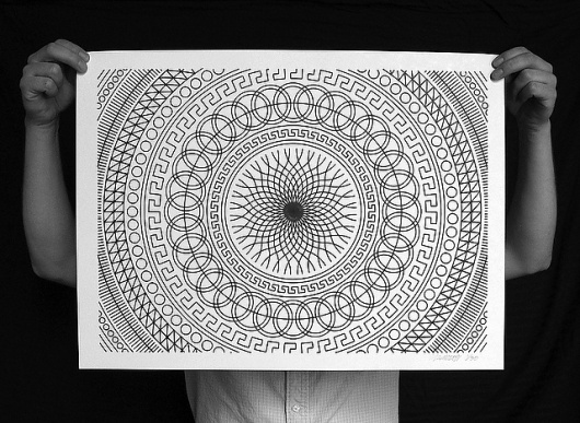 MWM NEWS BLOG: Numerically Controlled : Poster Series. #computer #sharpie #patterns #drawing