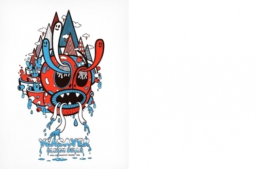 Animal Canon : Design : Gig Posters #yeasayer #leigh #bells #animal #canon