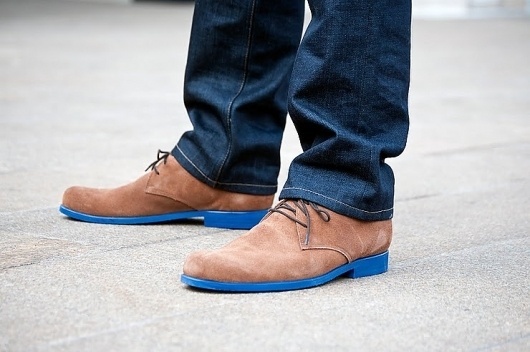 SWAGGER 360: The Blues. #shoes #tan #design #product #leather #fashion #blue