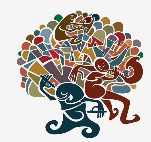 Ecuador Jazz on the Behance Network #jazz #illustration #alejoiscool #ecuador
