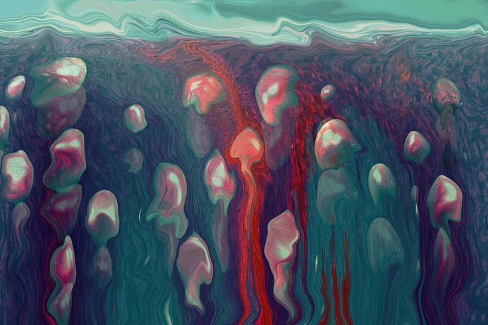 easy jellyfish painting & jellyfish paint by numbers #painting