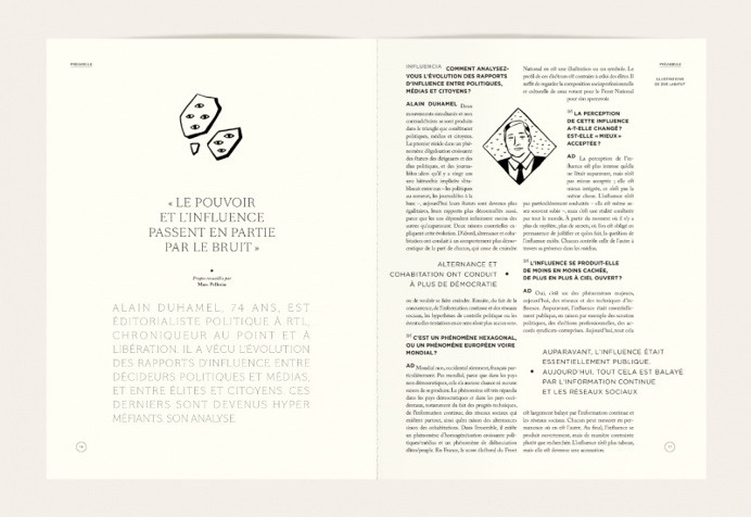 violaine & jeremy, editorial, spread, layout