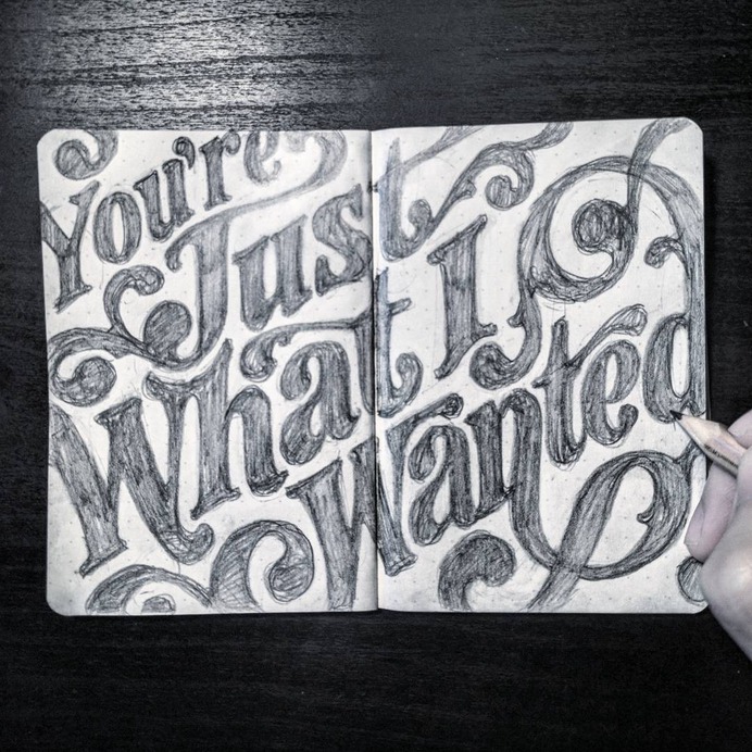 betype: "Lettering by @dandrawnwords Follow us on Instagram: @betype "
