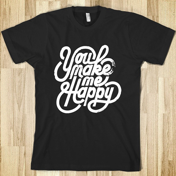 T-shirt printing & design inspiration: Typographic t-shirts #shirt #typography