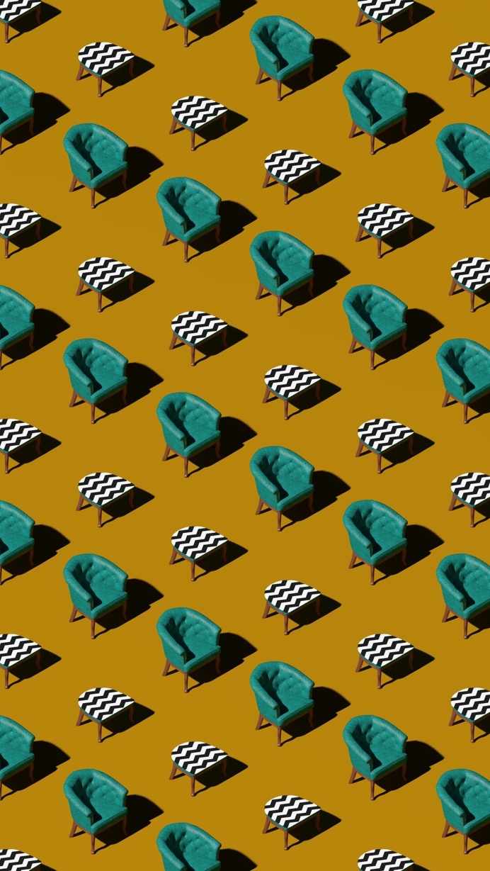 Mass Production by molistudio #pattern #print #poster #repetition #color #flat