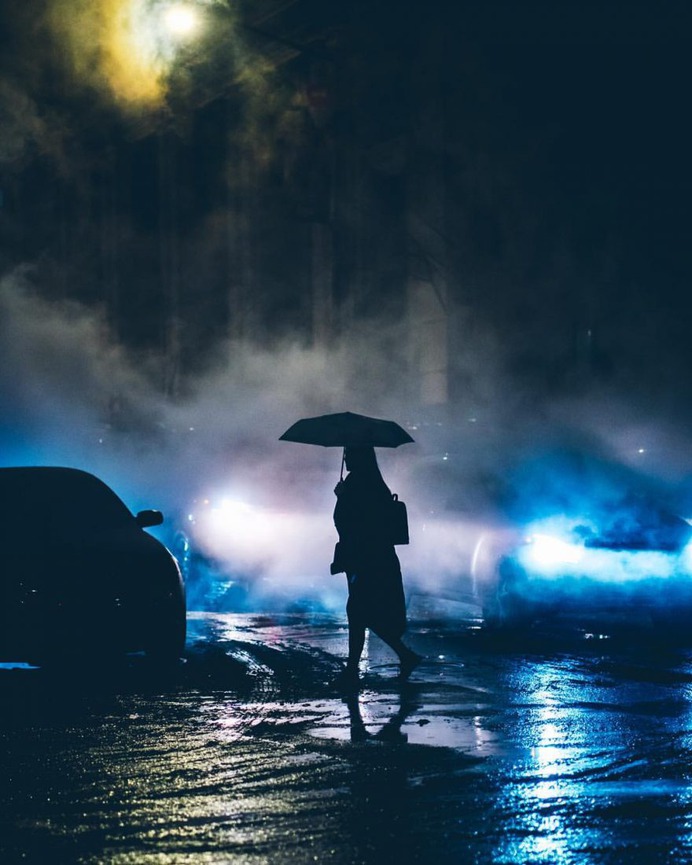 Moody and Cinematic NYC Street Photography by Mike Szpot