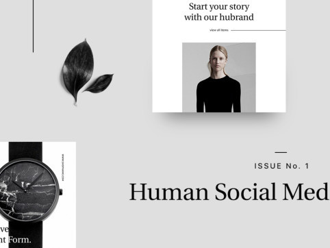 UI8 — Products — Human Social Media Pack.