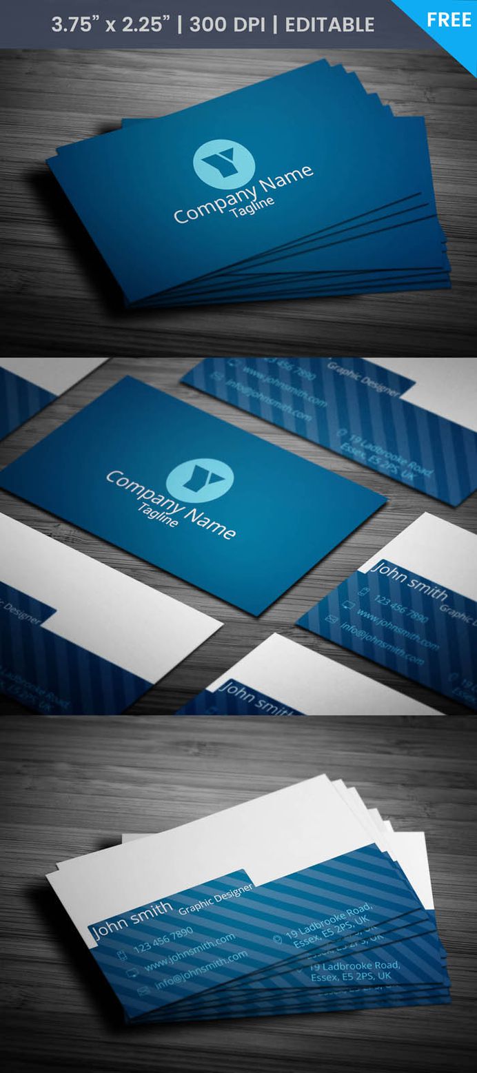Free Industrial Designer Business Card Template