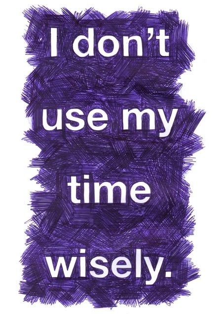 Regret - Dan Scheers #doodle #biro #humour #management #scribble #time #wasting #funny