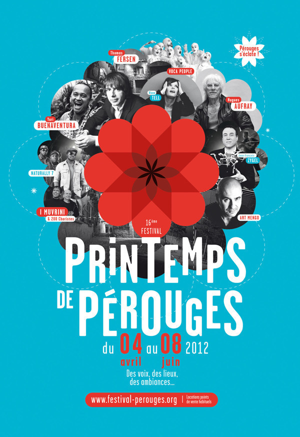 Spring Festival of Pérouges - Brand identity on Behance #illustration #minimal #poster #typography