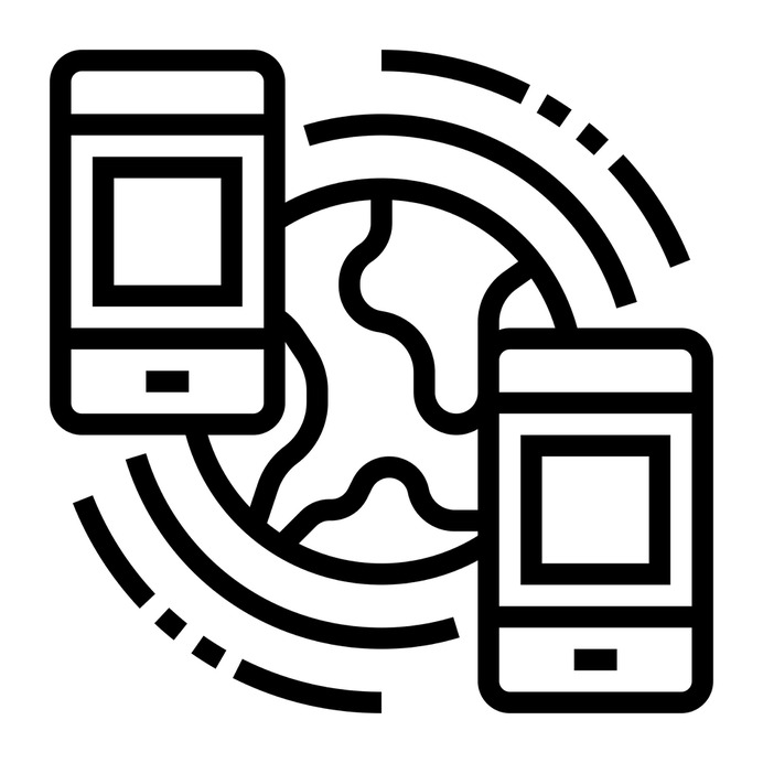 See more icon inspiration related to internet, world, Tools and utensils, earth globe, internet connection, electronics, mobile phone, network, worldwide, smartphone, networking, cellphone and mobile on Flaticon.