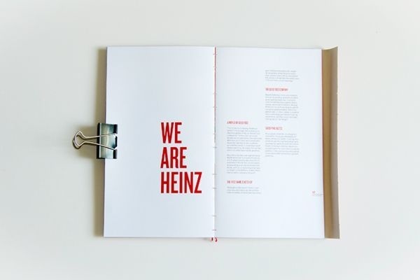 Heinz Annual Report by Cécile Dumetier, via Behance #design