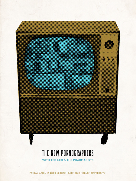 The New Pornographers - Gig Poster