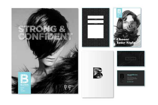 BLOWN wwweeessstttyyy #hair #brand #identity #style