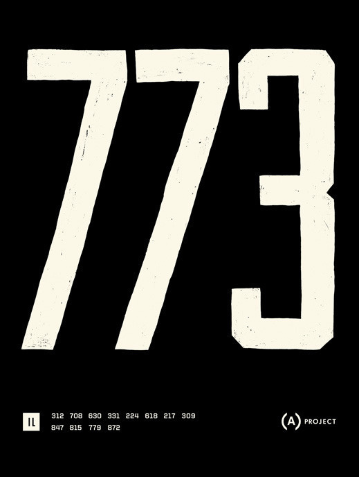 Area Code Project — Posters #numbers #mcquade #poster