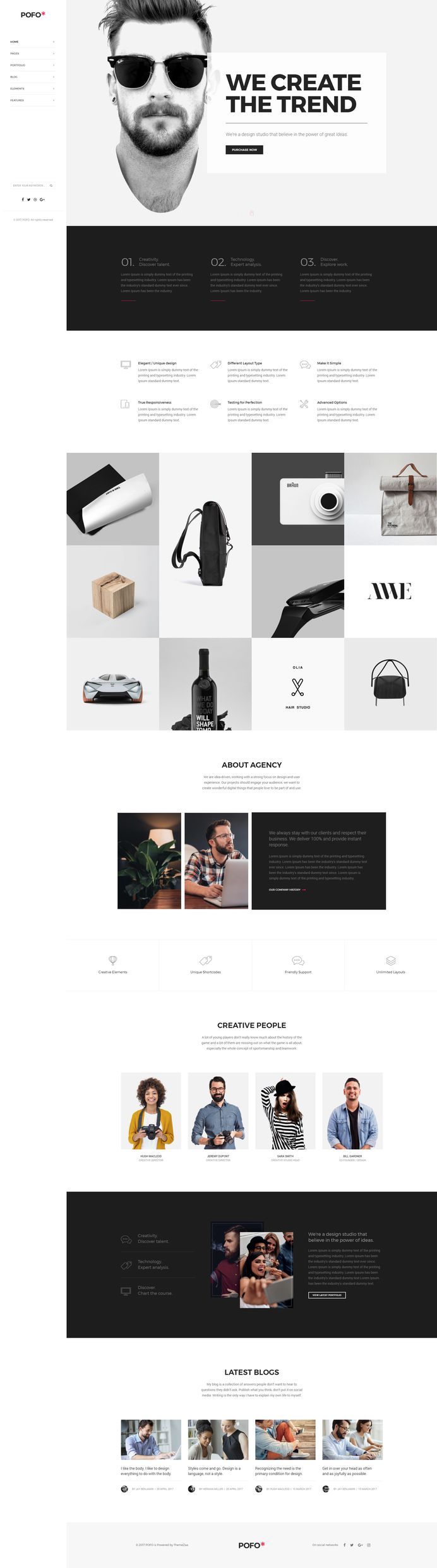 Pofo - #Creative #Portfolio and #Blog #WordPress Theme for Creative #Business by #ThemeZaa