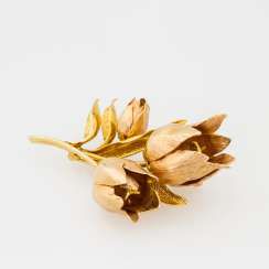 Brooch In Yellow Gold 18 K