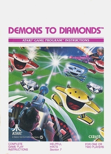 Atari - Demons To Diamonds | Flickr - Photo Sharing! #games #video #illustration #manual #booklet