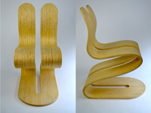 The Fluid Ribbon Chair by Michael d'Amato #interior #architecture