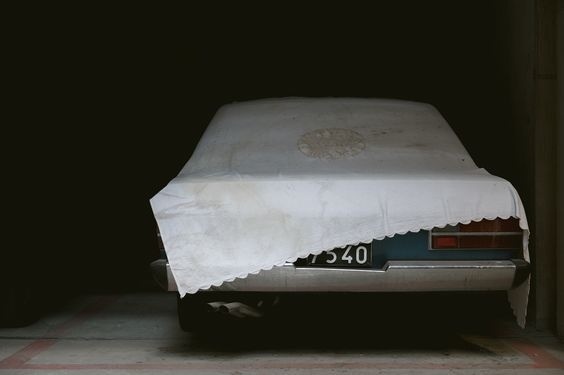 Car | bianca attesa #photography #car #white #vintage #italy