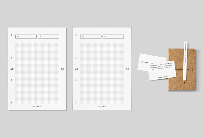 AP-DB by Studio SP-GD #stationery #branding