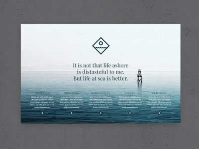 EVER WONDER™ // SEA #ocean #vector #branding #icon #icons #texture #grid #sea #logo #web #green