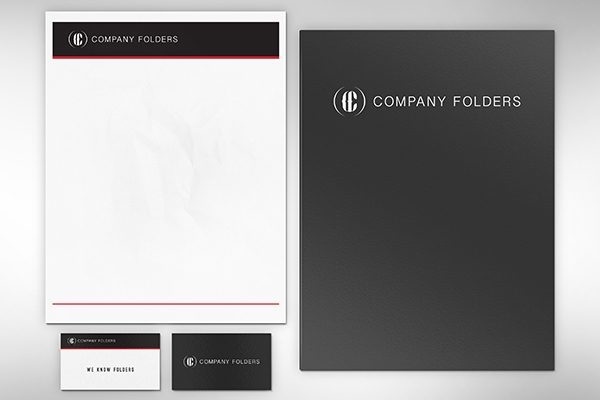 Folder, Letterhead & Business Card #Mockup #Template #Free #Photoshop #PSD #Identity #Branding #Letterhead #Folder #Card #BusinessCard