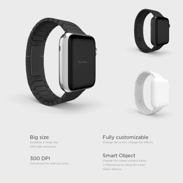 Different smartwatches set Free Psd. See more inspiration related to Mockup, Template, Presentation, Mock up, Watch, Smart, Mockups, Up, Set, Different, Editable, Realistic, Custom, Mock ups, Mock, Customize, Ups and Customizable on Freepik.