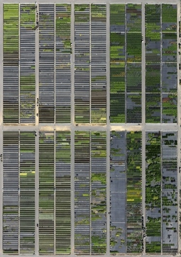 We passed the ice of pain, and came to a dark ravine, and there we... - but does it float #lines #landscape #grid #photography #arial #blocks