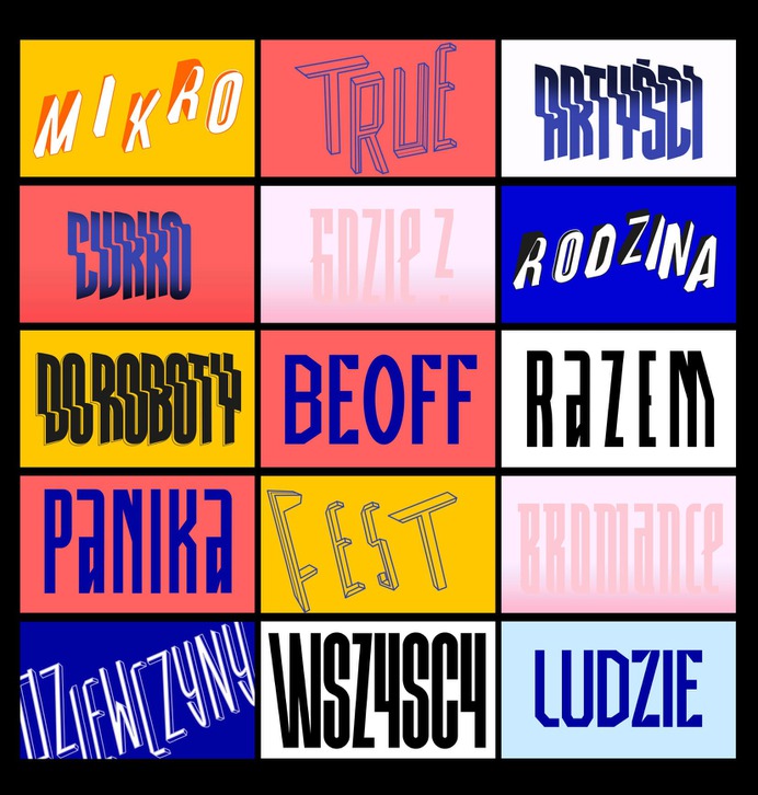 Independent Theatre Display Fonts - Mindsparkle Mag Independent Theatre Display Fonts by mood agency & Jakub Haremza. "We continue our creative cooperation with the Theater Company the Progress Scene, located in Poznań, Poland. #logo #packaging #identity #branding #design #color #photography #graphic #design #gallery #blog #project #mindsparkle #mag #beautiful #portfolio #designer
