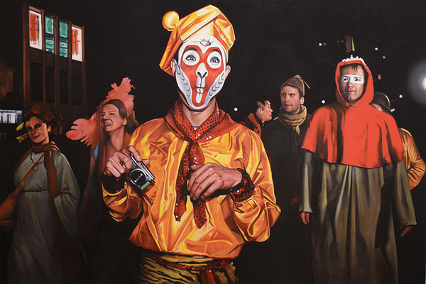 On View: "The New Romantics" at Spacejunk Art Centers | Hi Fructose Magazine #painting #art