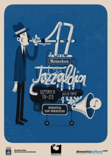 Andres lozano Illustration #gig #illustration #poster #music #typography