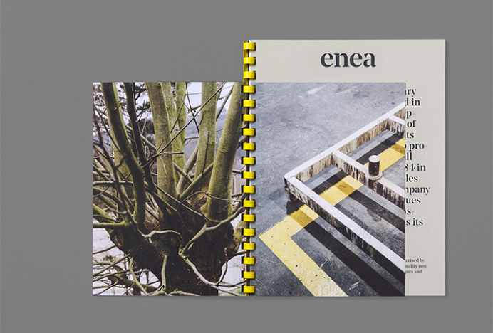 Enea by Clase bcn #graphic design #print #editorial