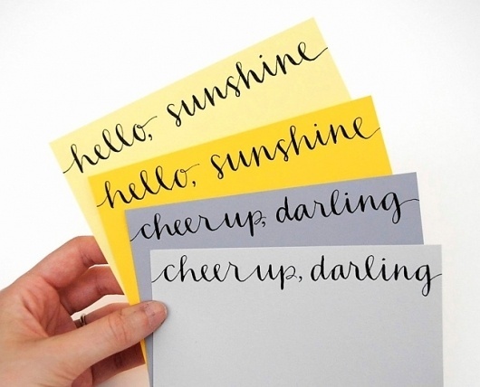 plenty of colour #handwriting #type #yellow