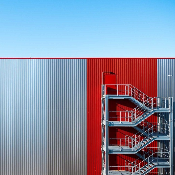 Colorful Boxes: Stunning Compositions of Facades by Andreas Levers