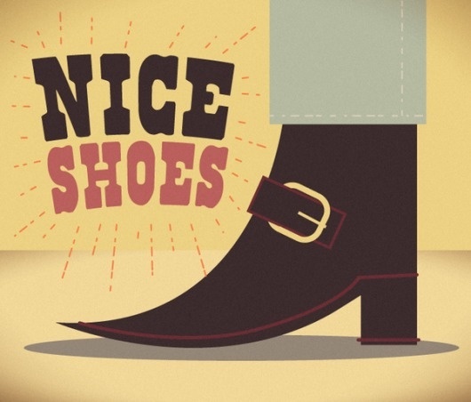 Murals on the Behance Network #print #vector #shoes