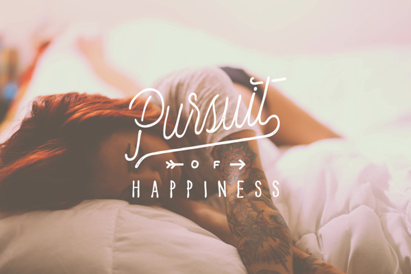 Pursuit of Happiness #lettering #hand #typography
