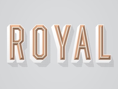 Dribbble - Royal by Alex Roka #type #type treatment #alex roka